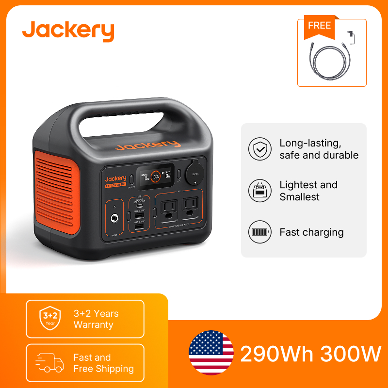 Portable Generator Inverter - Jackery Portable Power Station Explorer 300New