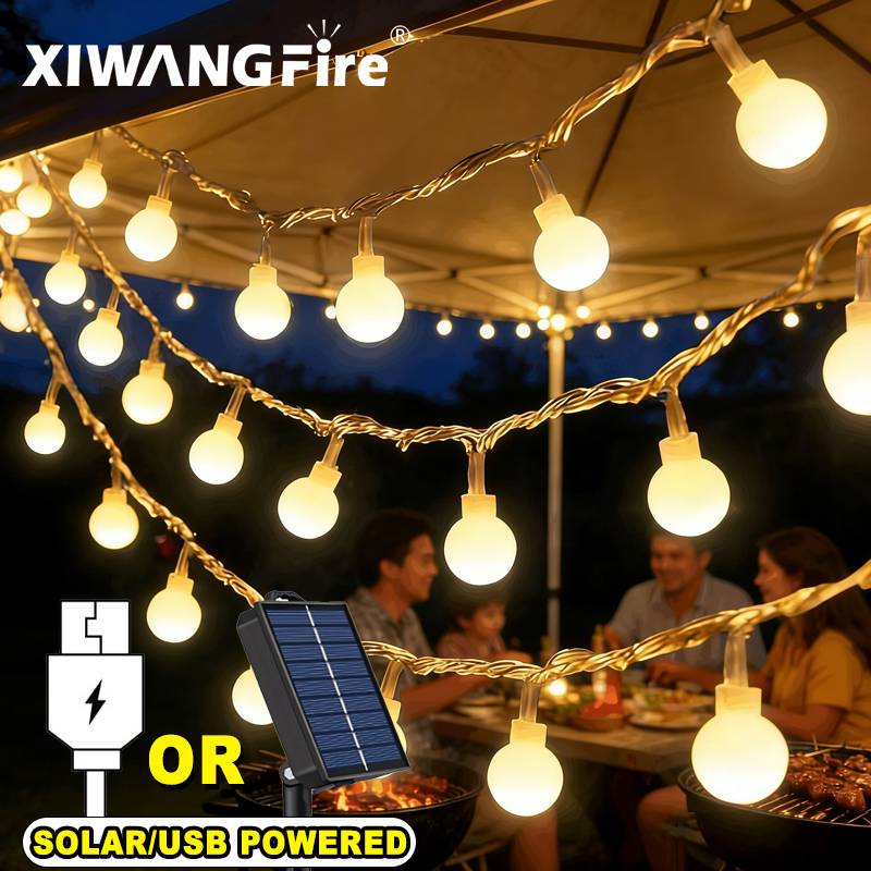 3-10M Solar/USB/Battery String - огляд і ціна Outdoor Power Outlet Solar