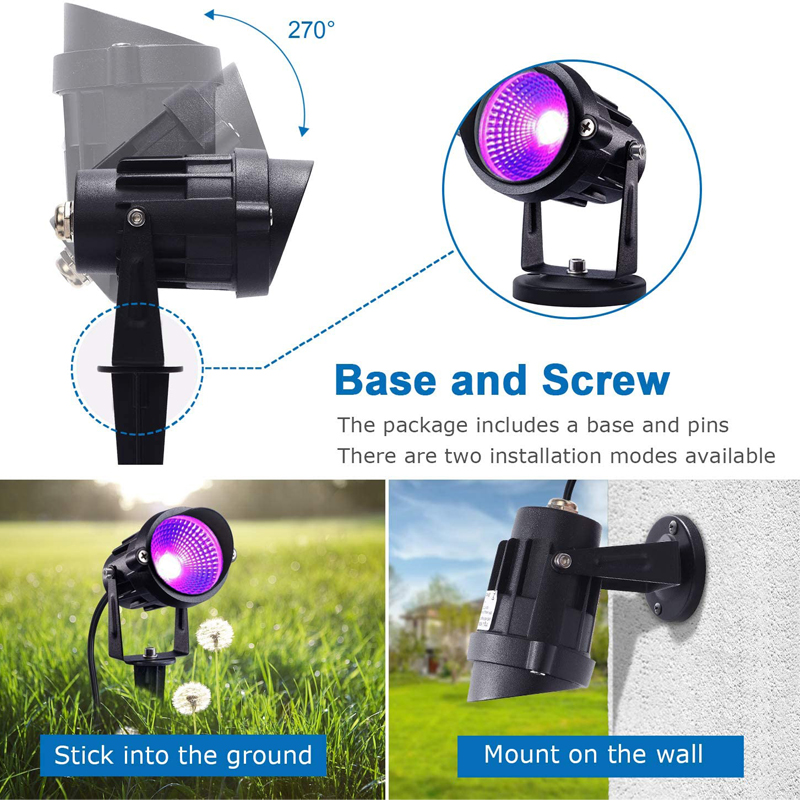 Black Light Halloween Spotligh - огляд і ціна Outdoor Power Hub