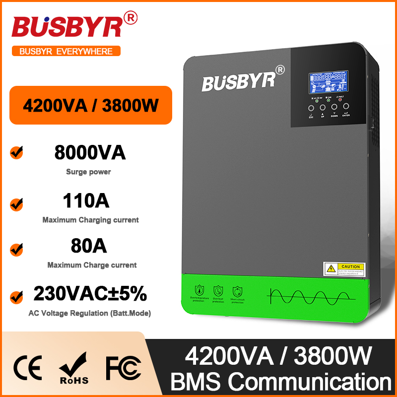 4.2KW 6.2KW Hybrid Solar Inver - огляд і ціна Portable Generator Inverter