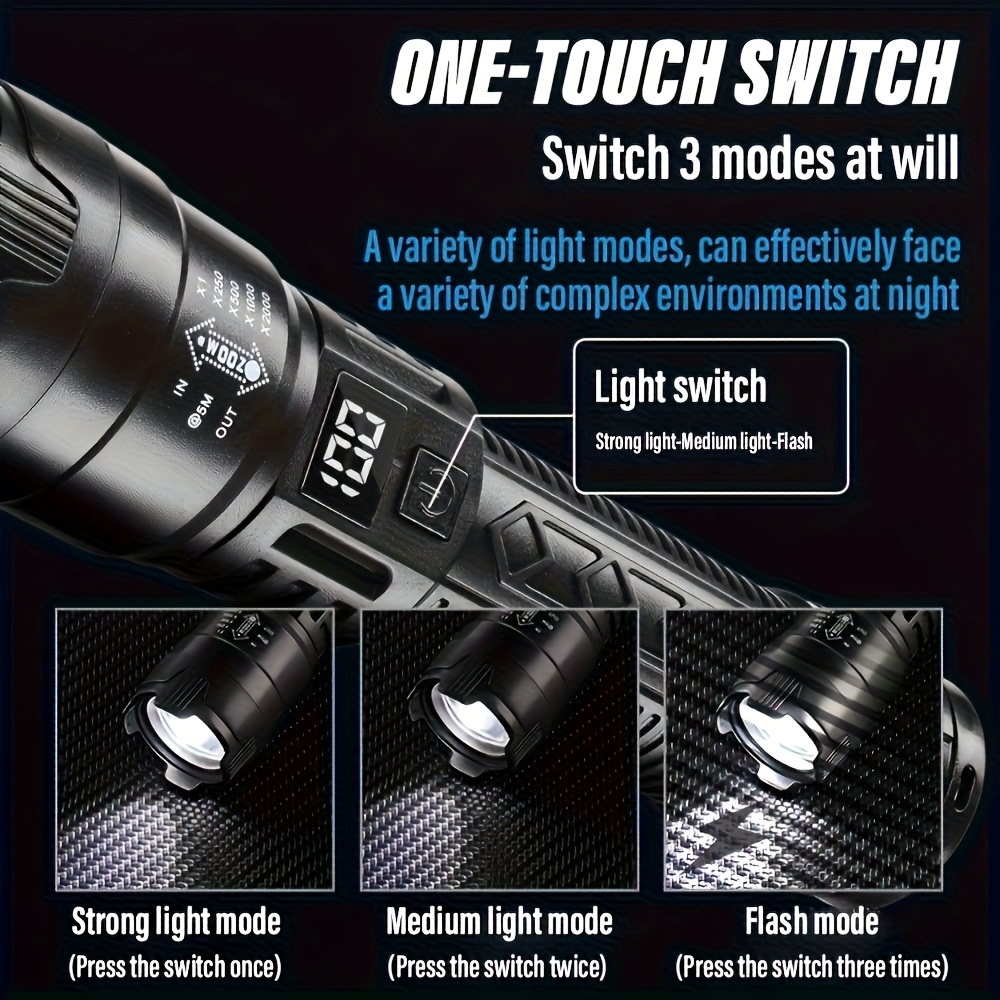 High Strong Power Led Flashlig - огляд і ціна Outdoor Power Usb