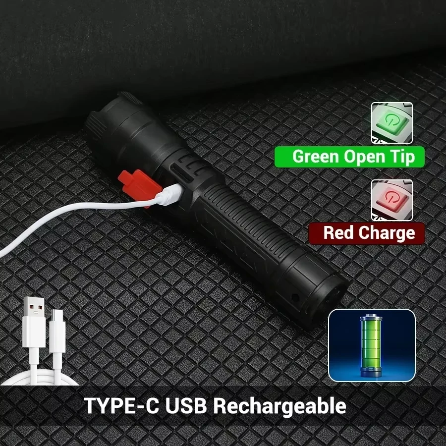 High Strong Power Led Flashlig - огляд і ціна Outdoor Power Usb