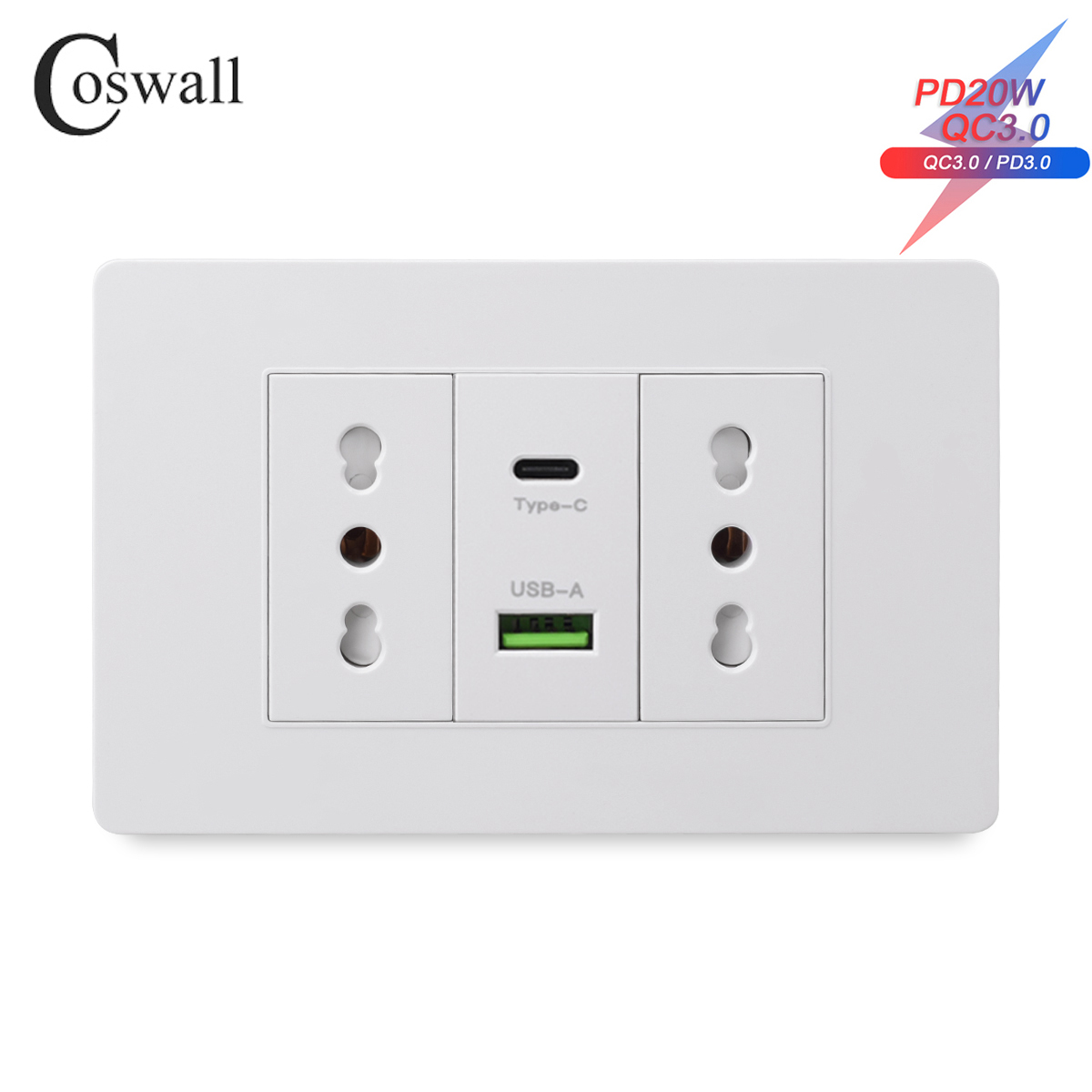 Coswall White 118 Series PC Pa - огляд і ціна Outdoor Power Outlet
