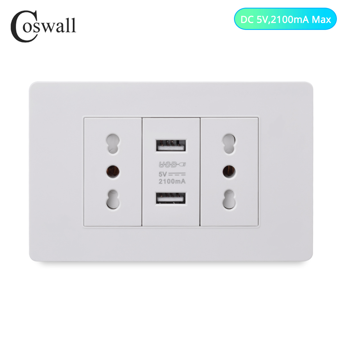 Coswall White 118 Series PC Pa - огляд і ціна Outdoor Power Outlet