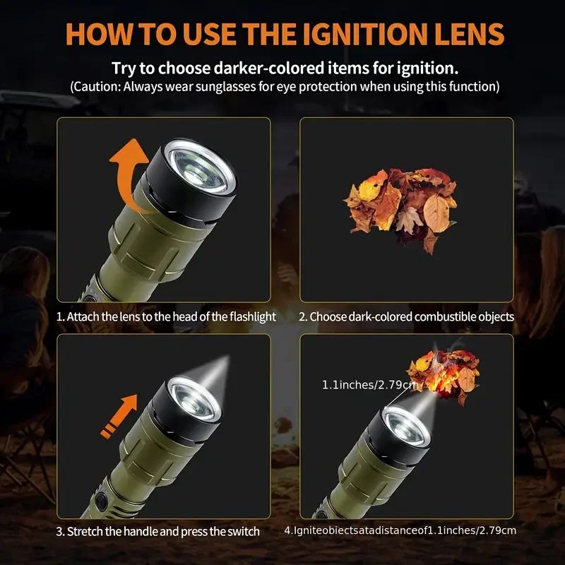 Bright Zoomable Flashlight w/  - огляд і ціна Outdoor Power Bank