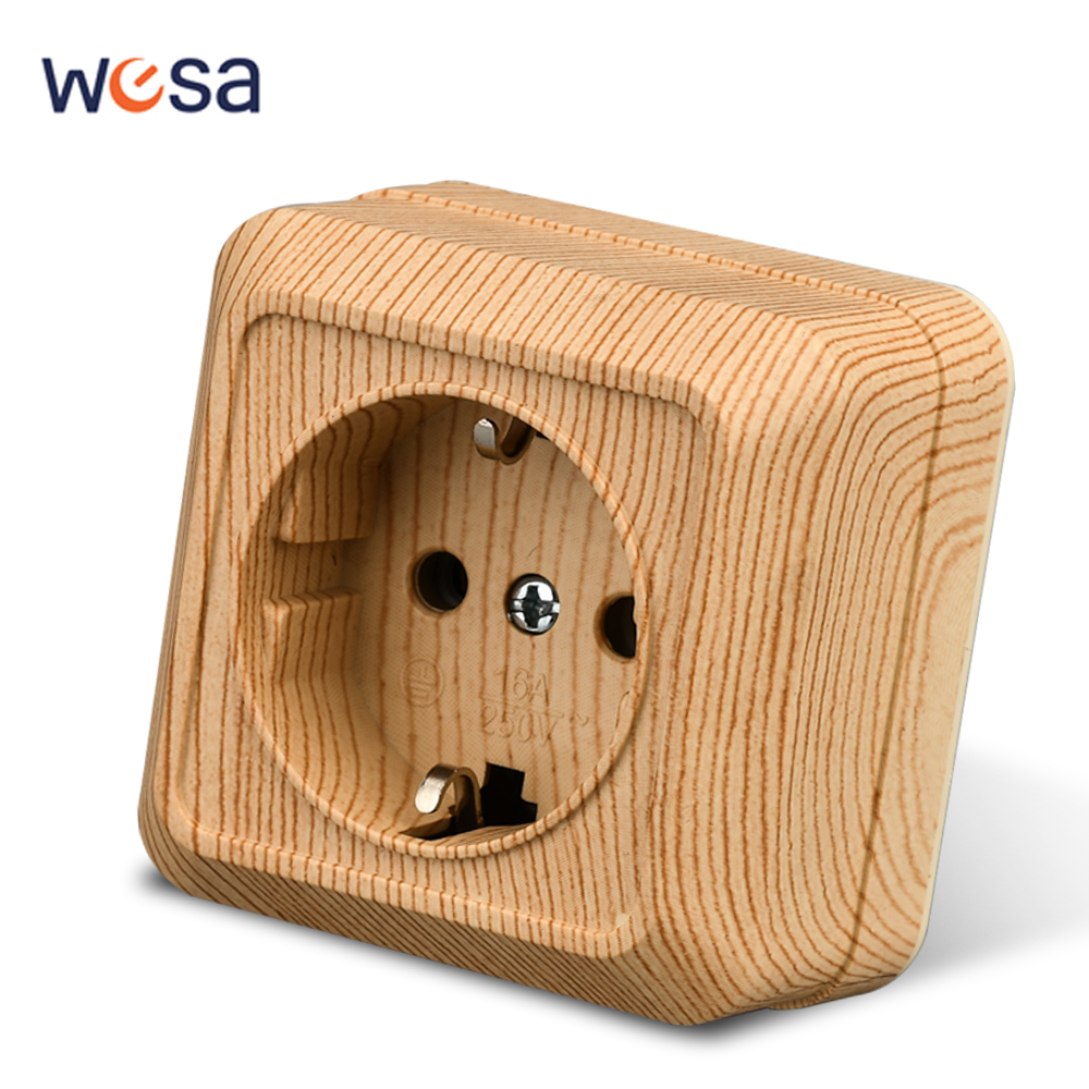 WESA Wood Wall Surface Socket  - огляд і ціна Outdoor Power Usa