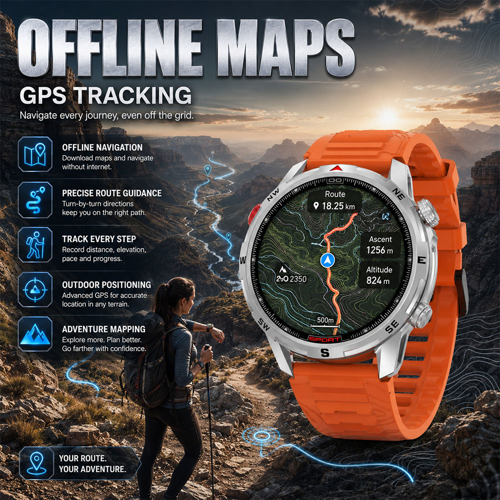 New Outdoor Smart Watch 1.43in - огляд і ціна Outdoor Power Meter Box