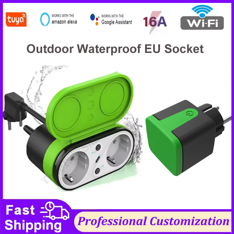 Tuya EU 16A Wifi Smart Outdoor - огляд і ціна Outdoor Power Outlet