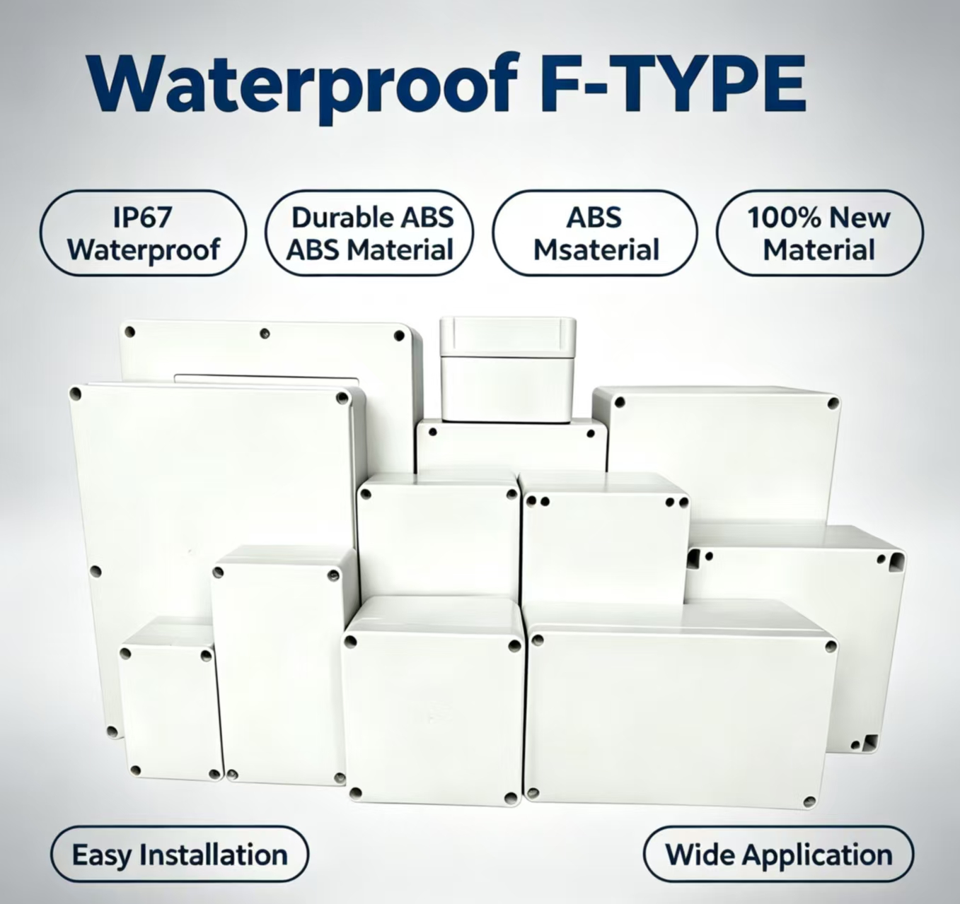 F‑Type New ABS IP67 Waterproof - огляд і ціна Outdoor Power Supply Box