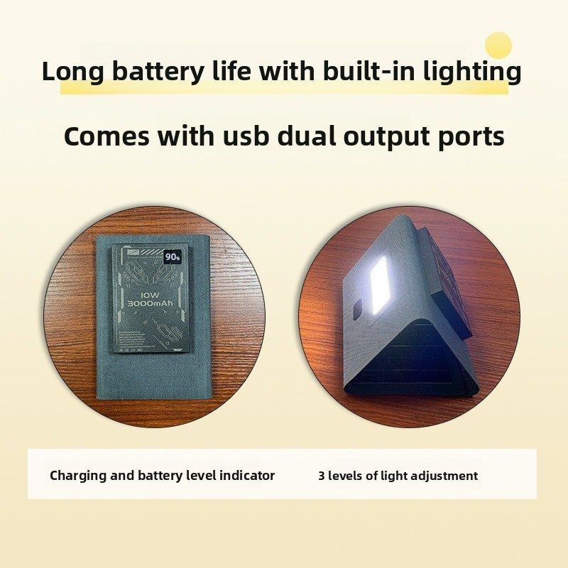 Foldable Solar Panel Charger P - огляд і ціна Outdoor Power Bank