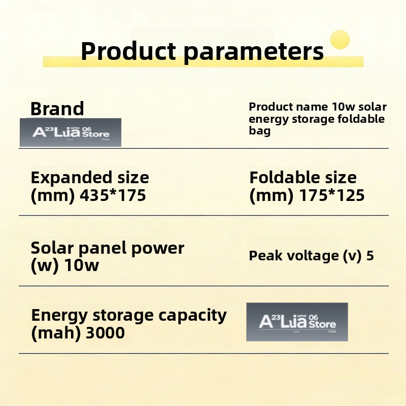 Foldable Solar Panel Charger P - огляд і ціна Outdoor Power Bank