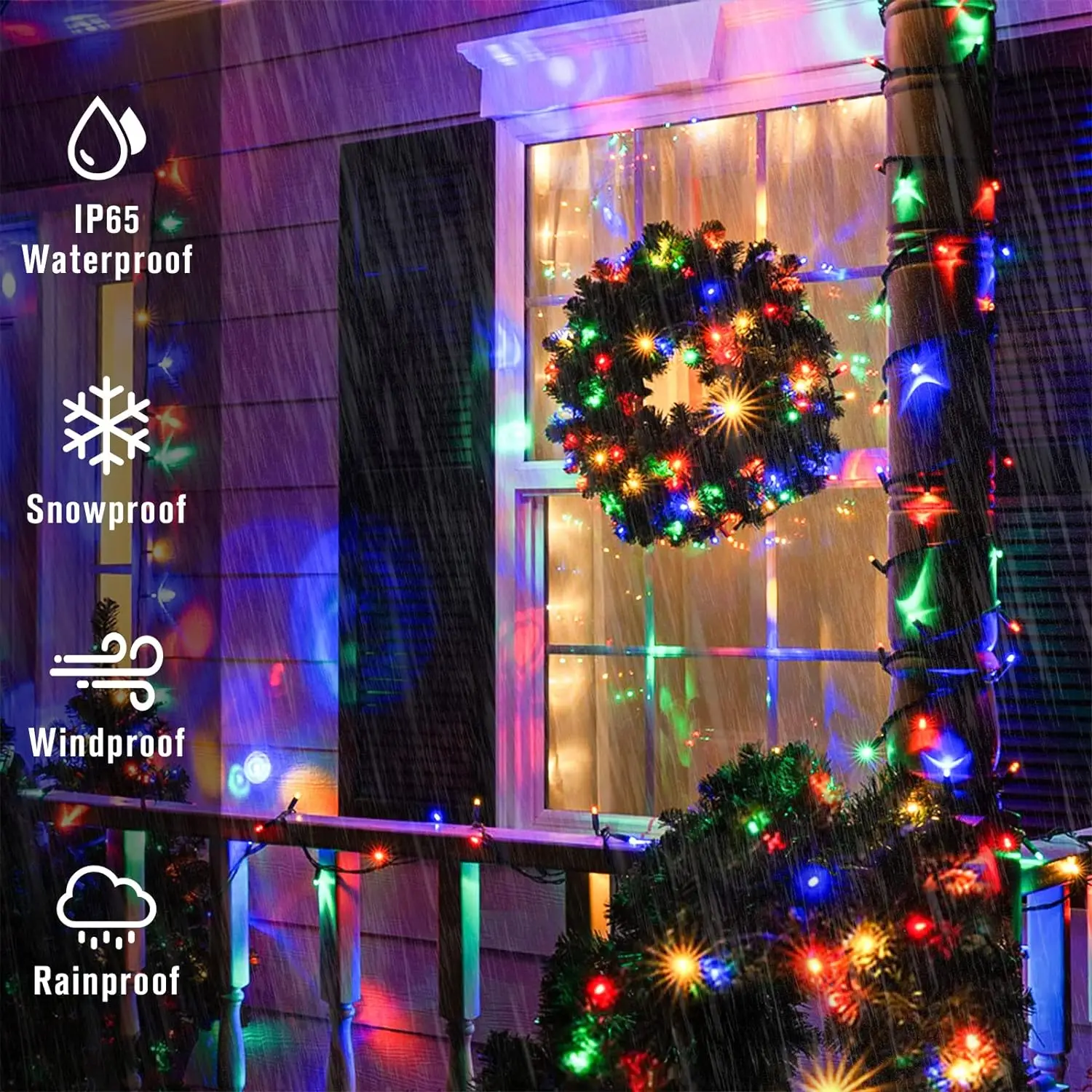 LED Solar Light String 8 Funct - огляд і ціна Outdoor Power Outlet Solar