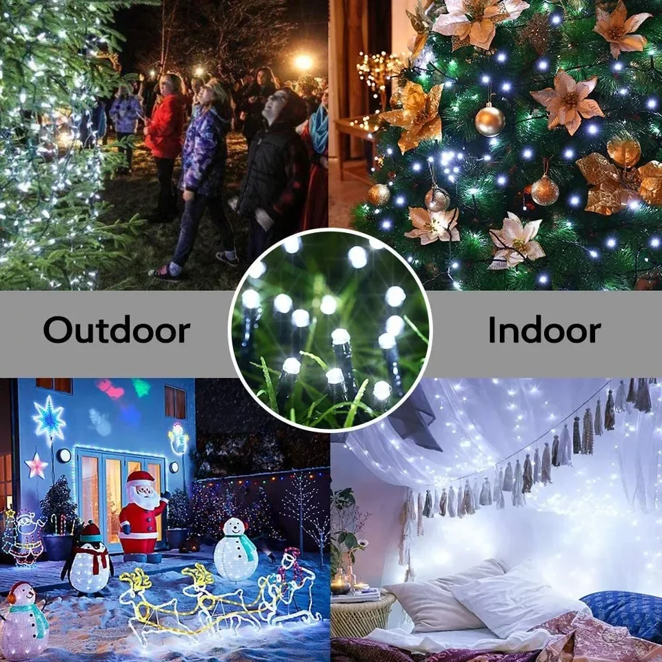 LED Solar Light String 8 Funct - огляд і ціна Outdoor Power Outlet Solar