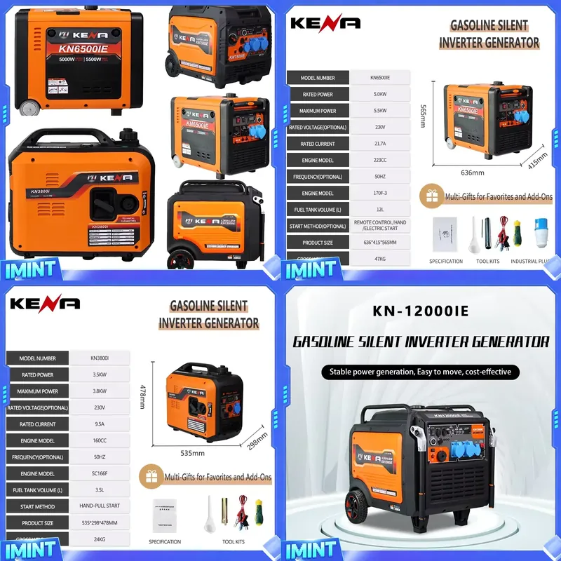 3.5kW 6.5kW Dual-Fuel LPG/CNG  - огляд і ціна Portable Generator Inverter