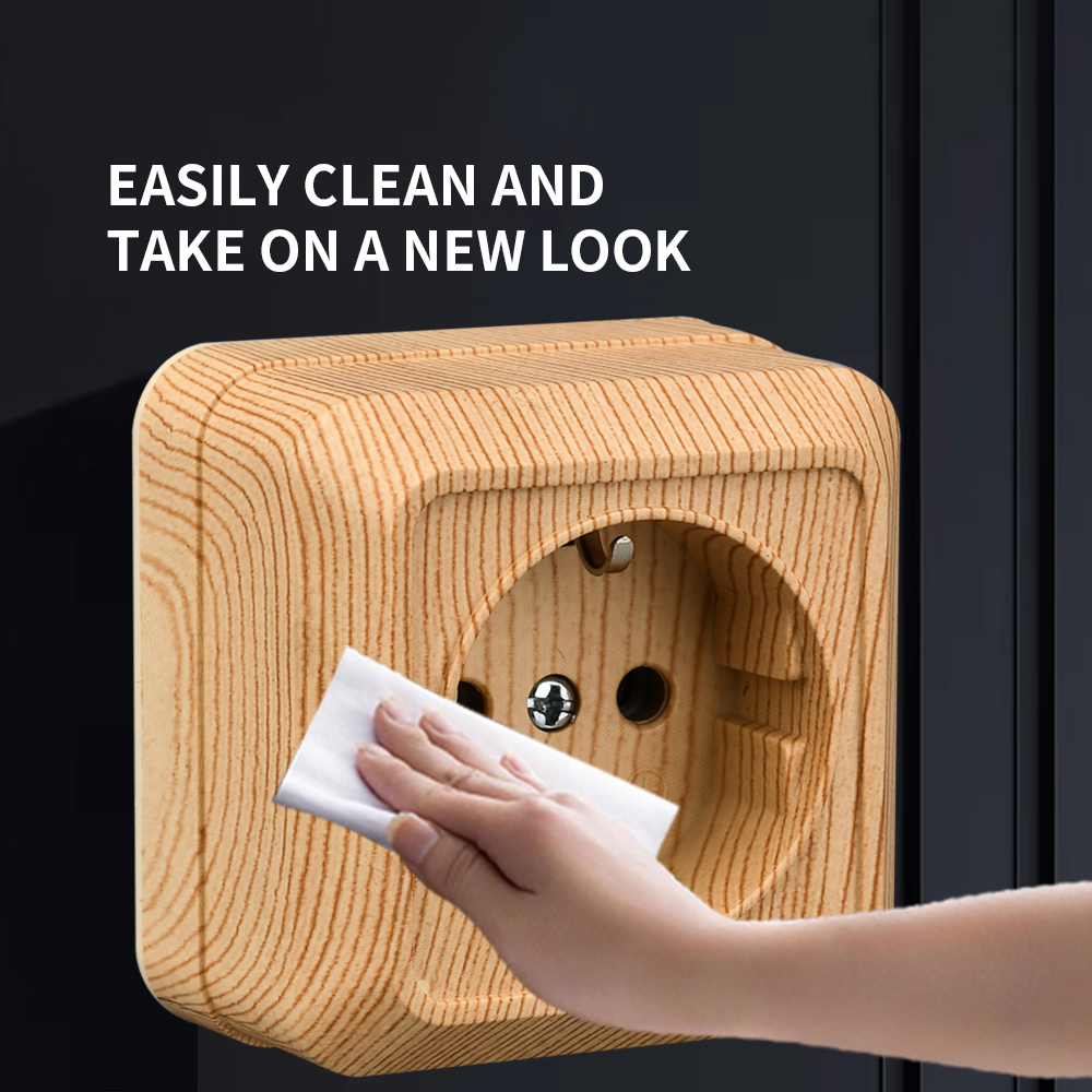 WESA Wooden Wall Surface Socke - огляд і ціна Outdoor Power Usa