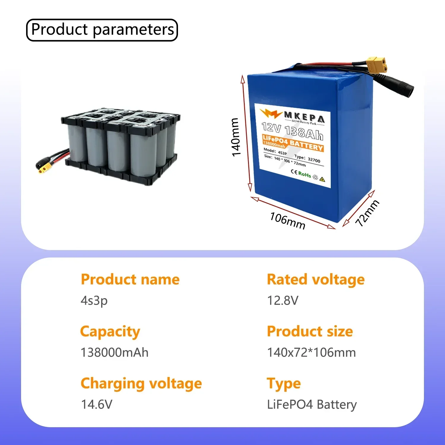 New 32700 12V 4S3P Lithium Bat - огляд і ціна Outdoor Uninterruptible Power Supply