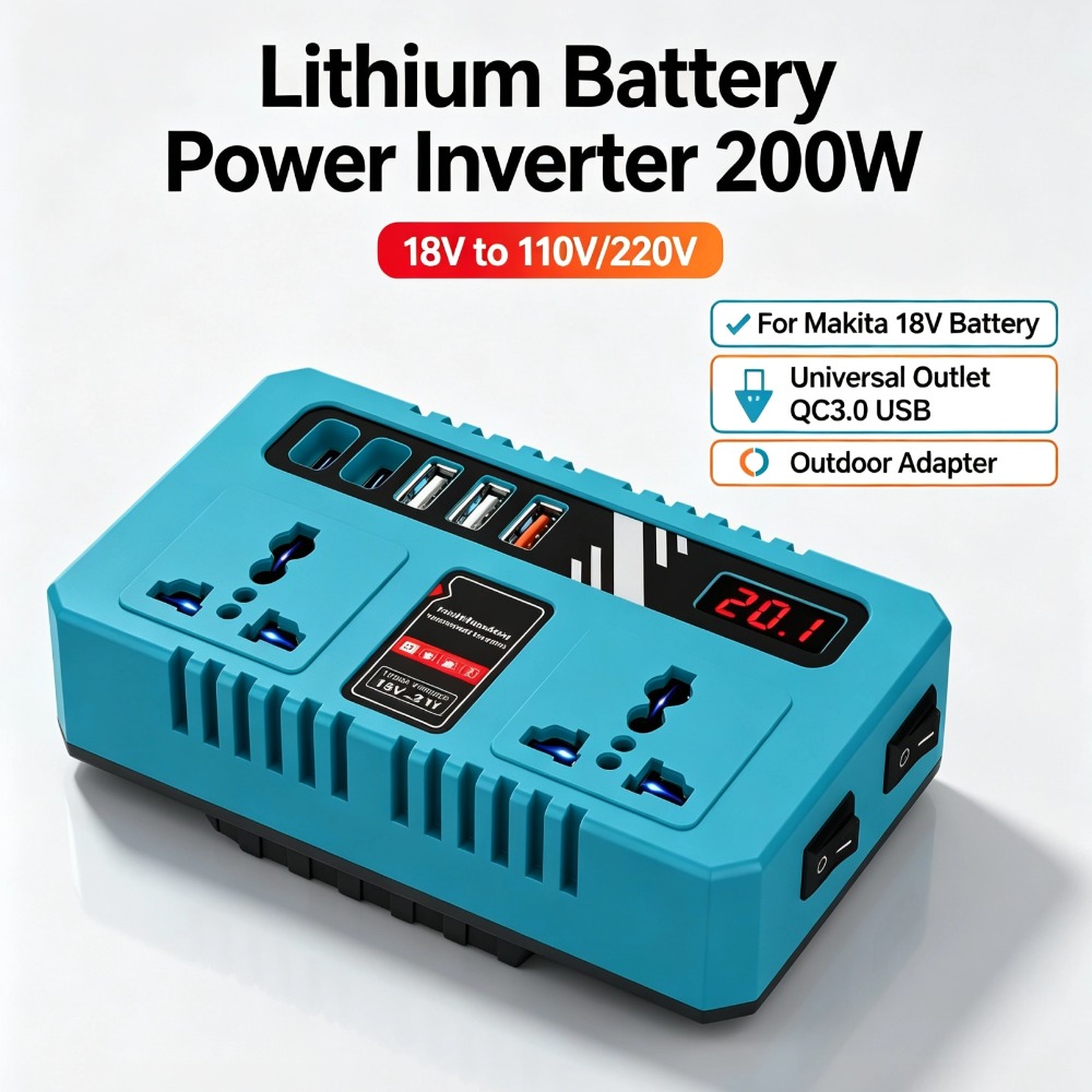 Lithium Battery Power Inverter - огляд і ціна Outdoor Power Hub