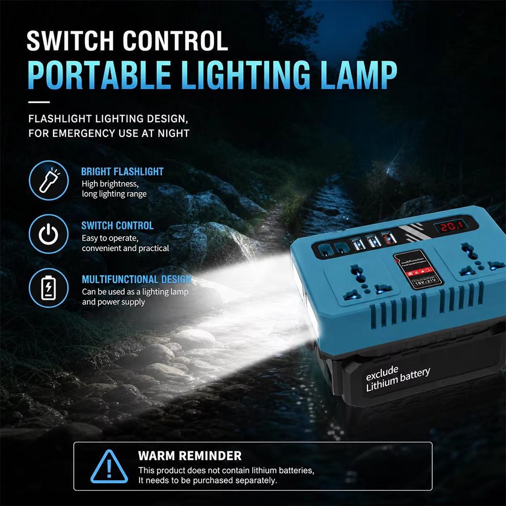 Lithium Battery Power Inverter - огляд і ціна Outdoor Power Hub