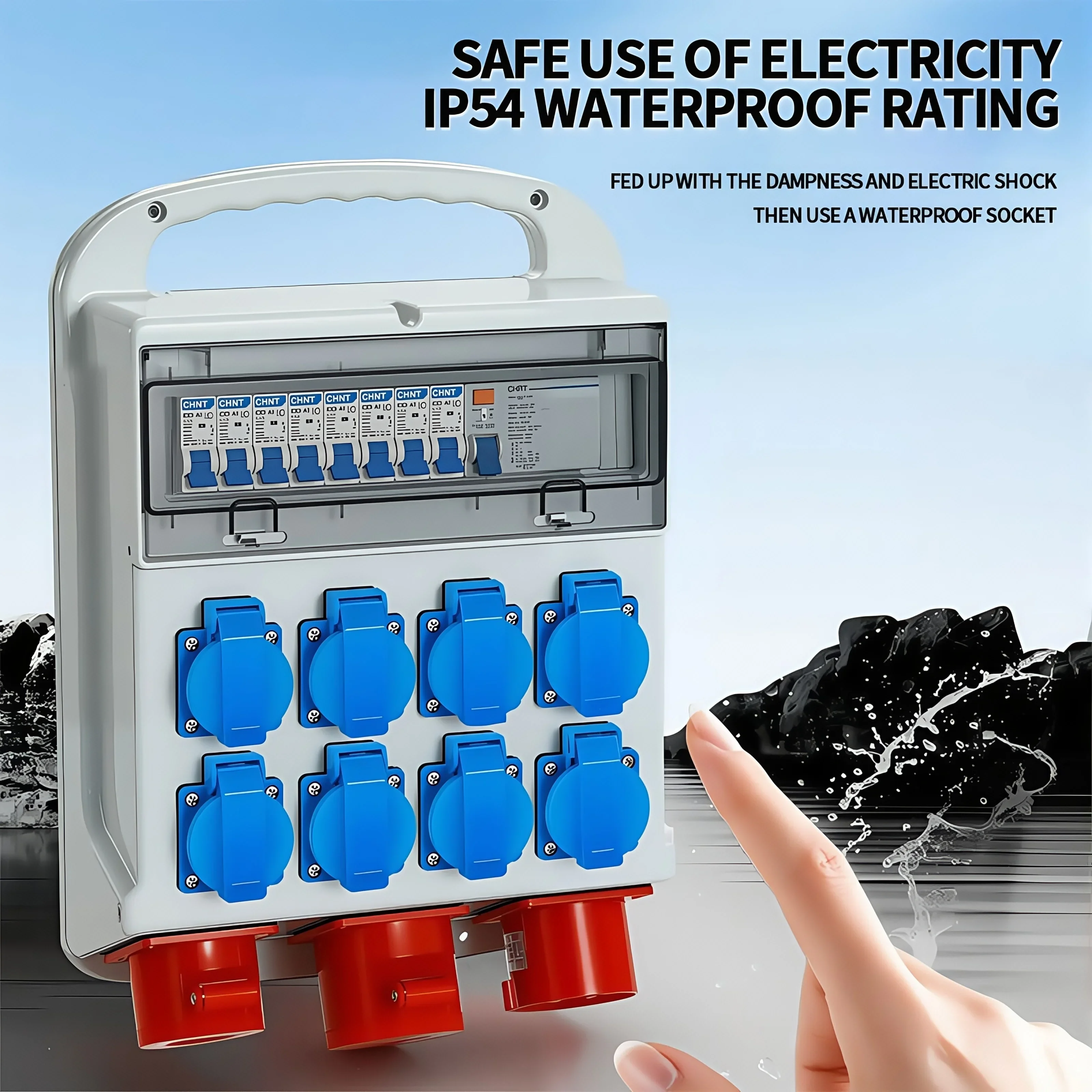 IP54 16A Waterproof Industrial - огляд і ціна Outdoor Power Usa