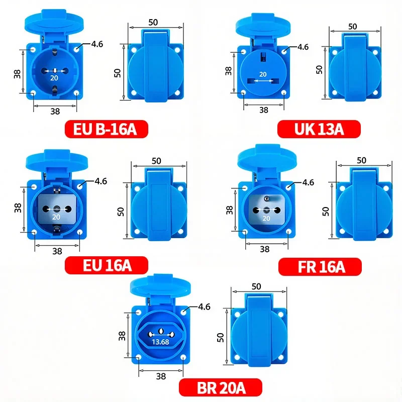 IP54 16A Waterproof Industrial - огляд і ціна Outdoor Power Usa