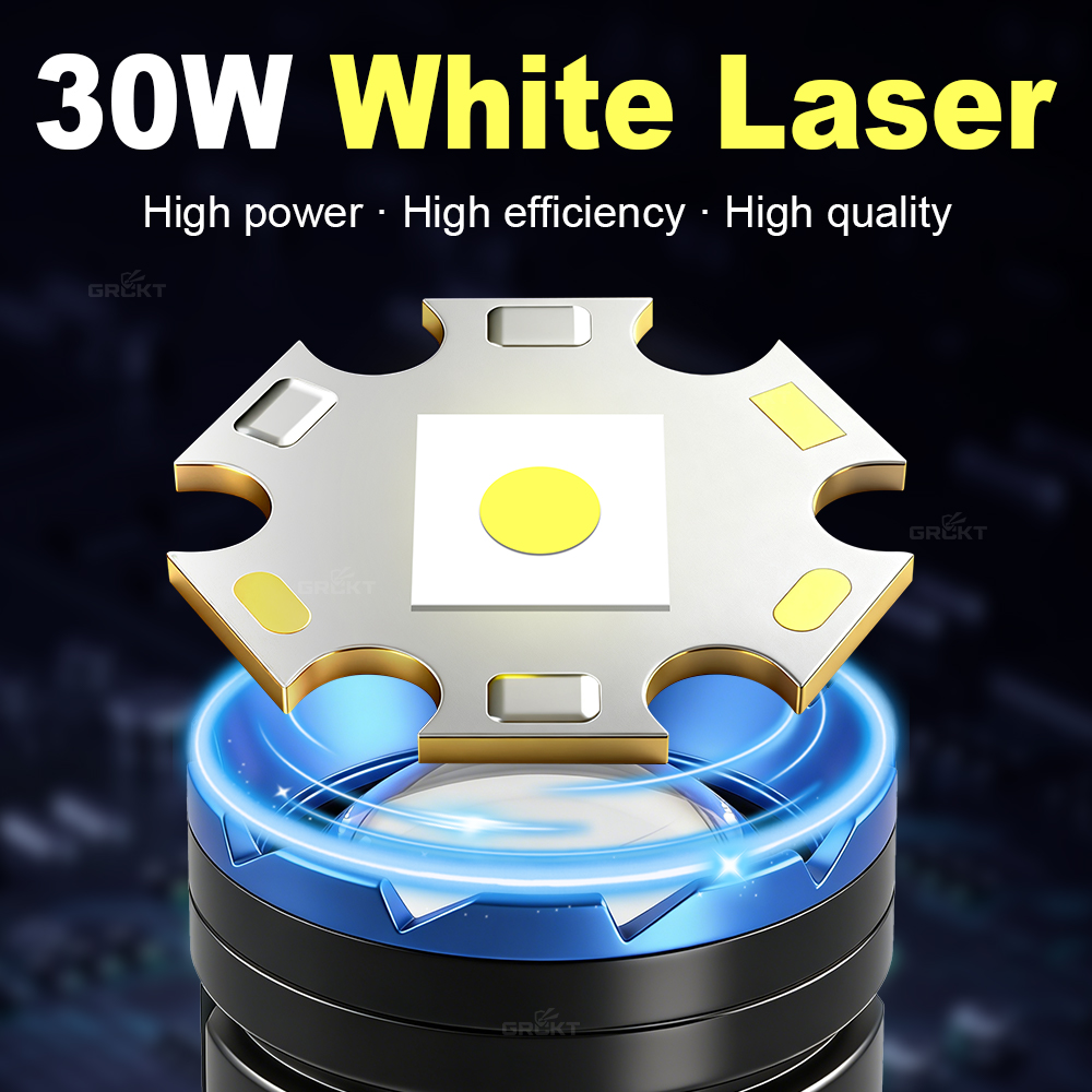 White Laser Camping Flashlight - огляд і ціна Outdoor Power Bank