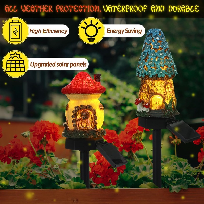 New Solar Resin Flower House L - огляд і ціна Outdoor Power Outlet Solar