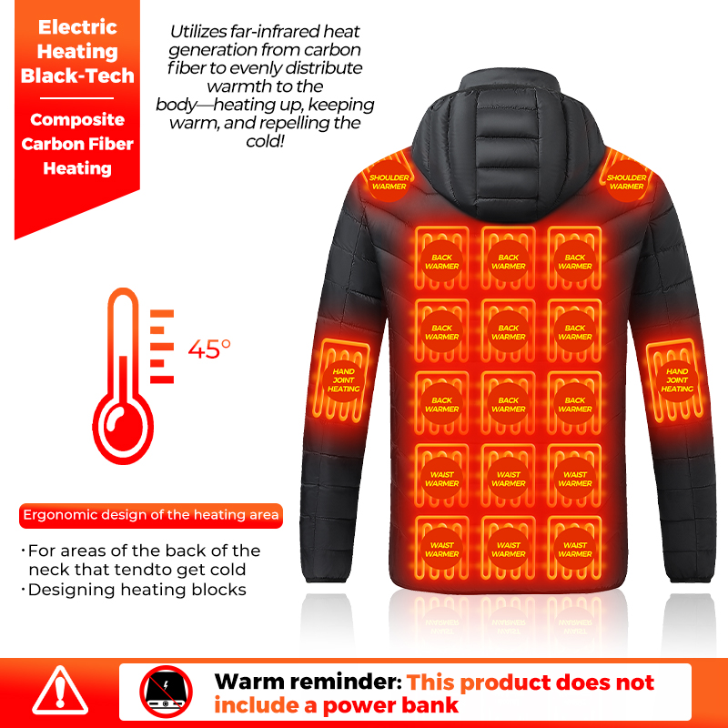 Heated Jacket 26 Heating Zones - огляд і ціна Outdoor Power Heater