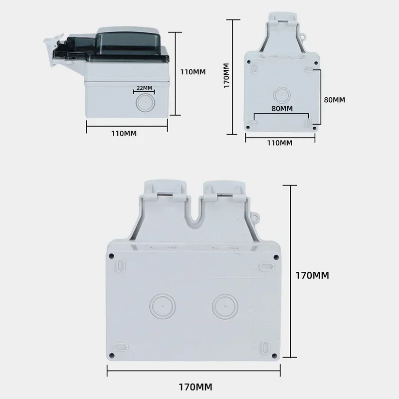 Tuya Waterproof Electrical Wal - огляд і ціна Outdoor Power Usa