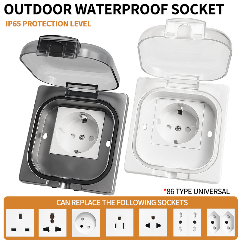 IP65 Waterproof Outdoor Socket - огляд і ціна Outdoor Power Outlet
