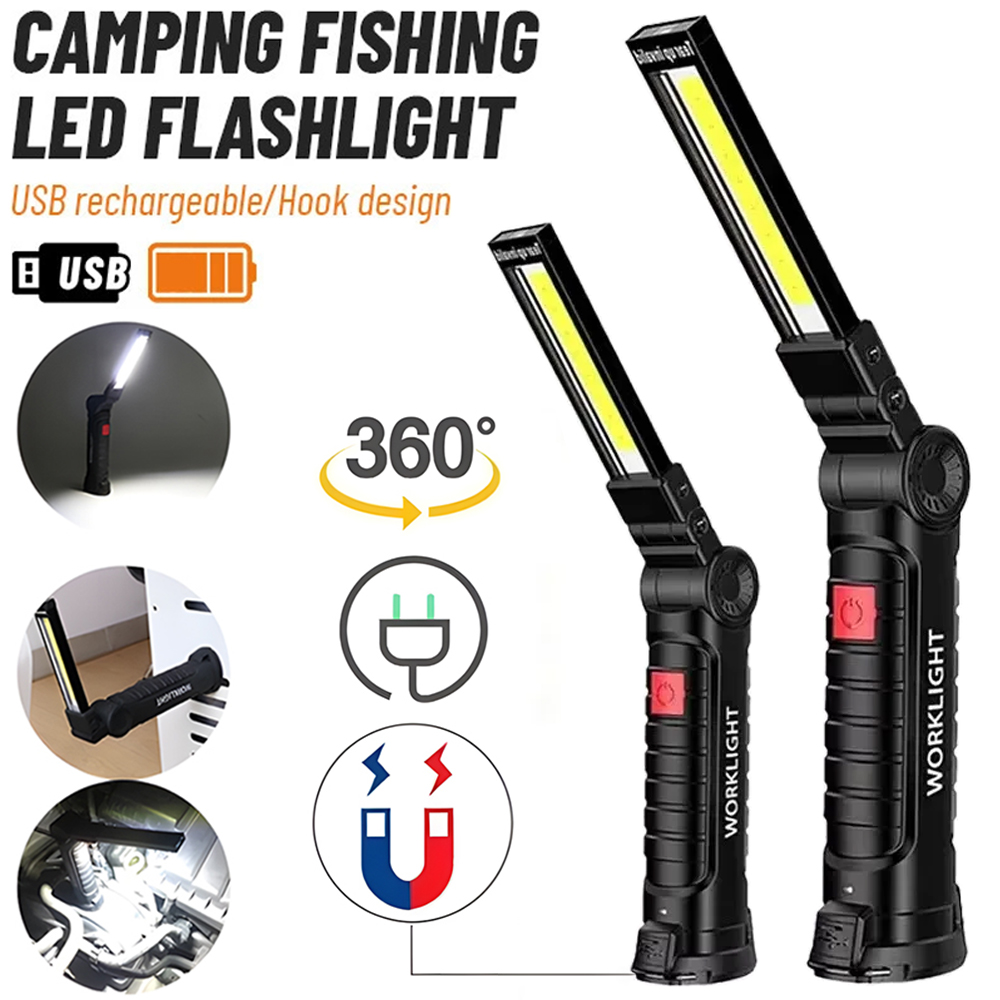 LED COB Flashlight USB Recharg - огляд і ціна Outdoor Power Usb