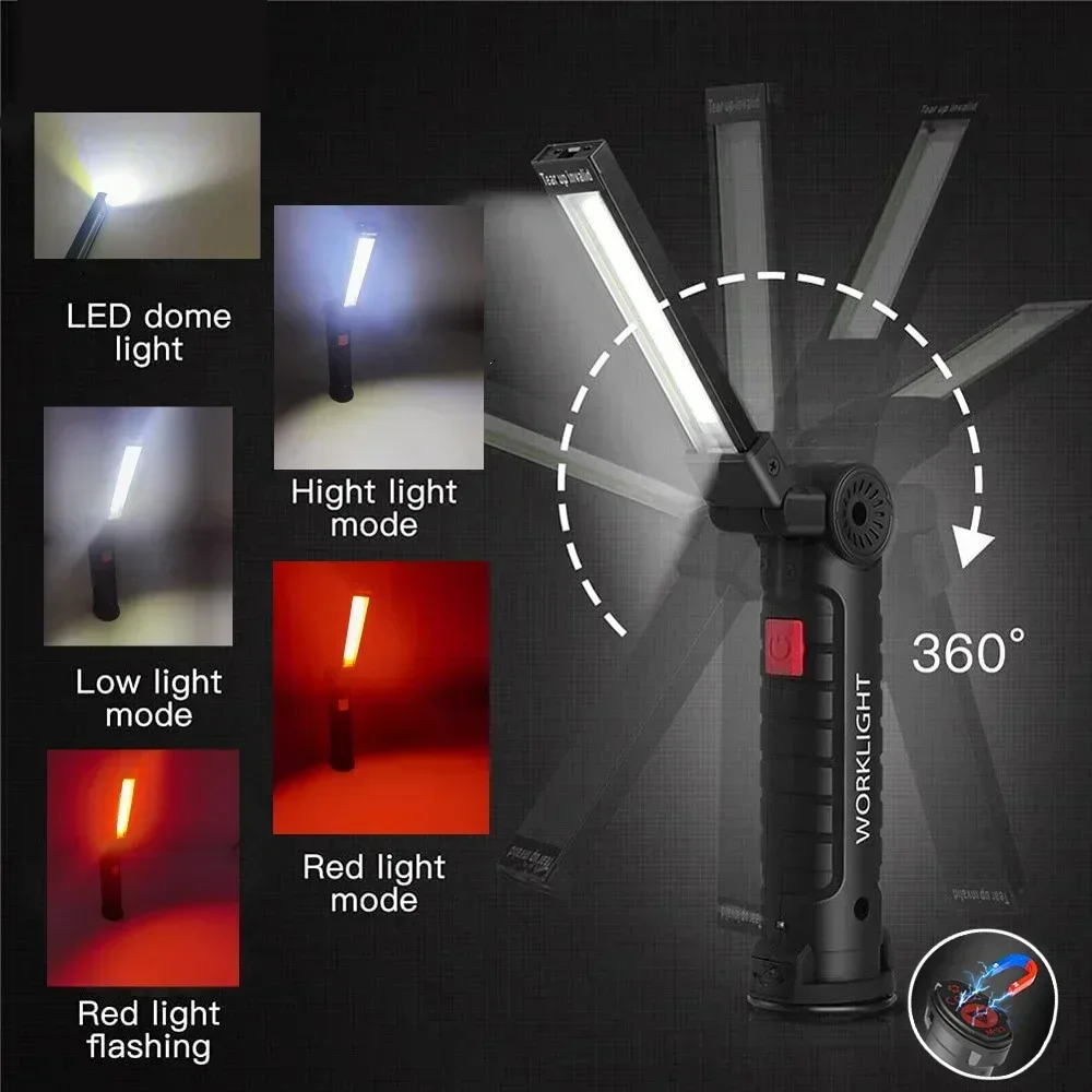 LED COB Flashlight USB Recharg - огляд і ціна Outdoor Power Usb