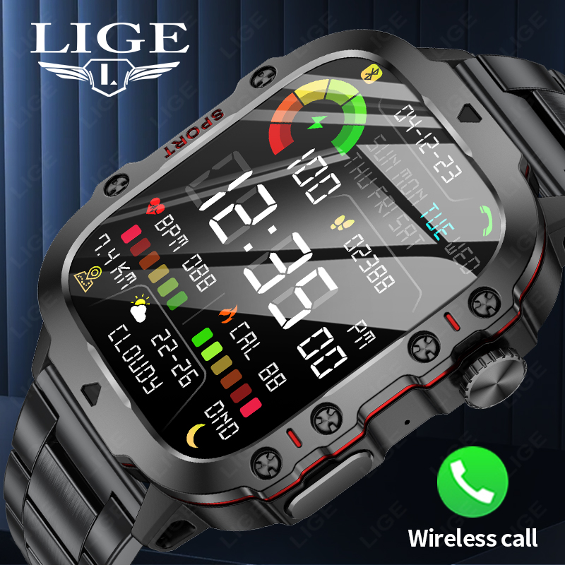 LIGE Outdoor Men's Sports Smar - огляд і ціна Outdoor Power Meter Box