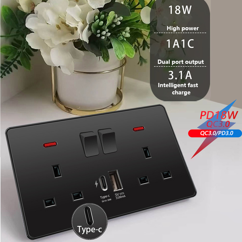 Universal 18W Fast Type C Wall - огляд і ціна Outdoor Power Outlet
