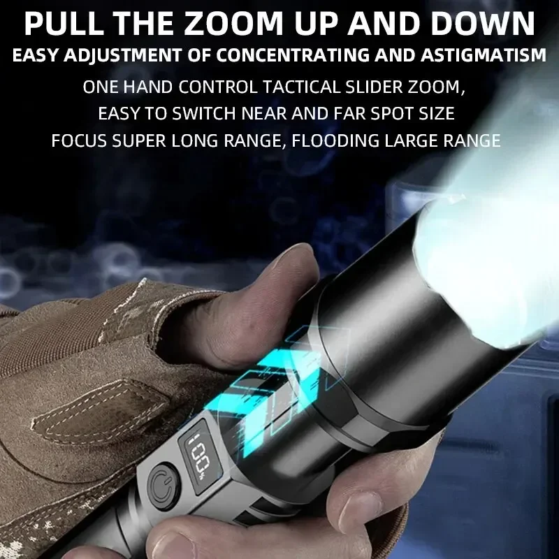 High Power XHP100 Led Flashlig - огляд і ціна Outdoor Power Usb
