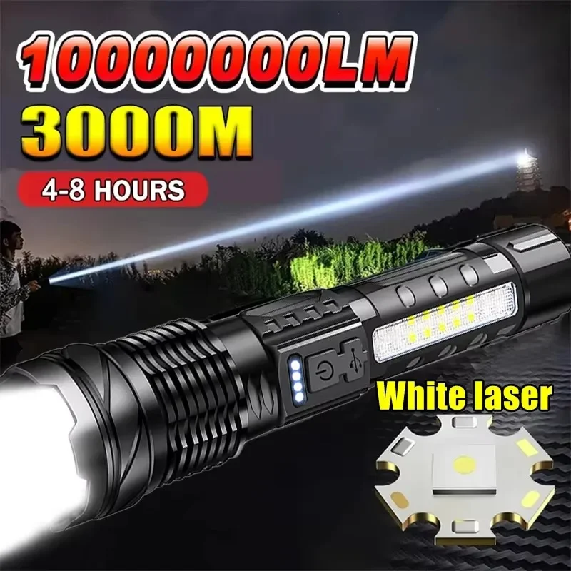 Powerful LED Flashlight Batter - огляд і ціна Outdoor Power Usb