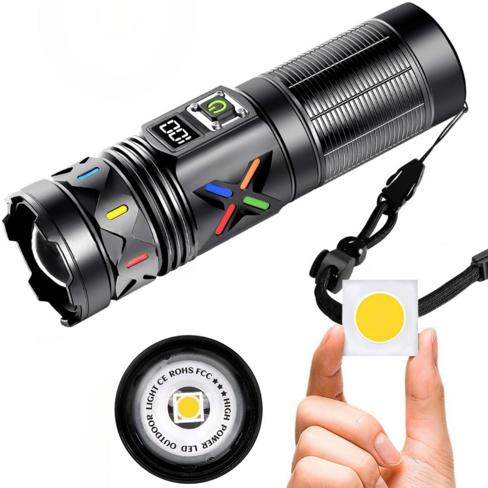 High Power LED Flashlight Tele - огляд і ціна Outdoor Power Usb