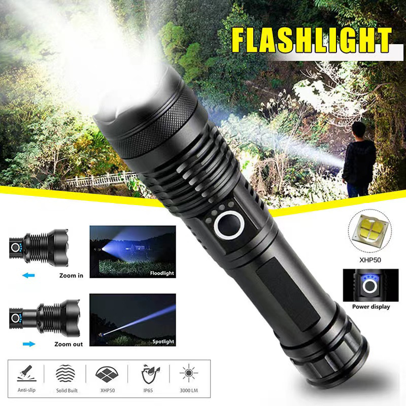 High Power XHP70 Led Flashligh - огляд і ціна Outdoor Power Usb