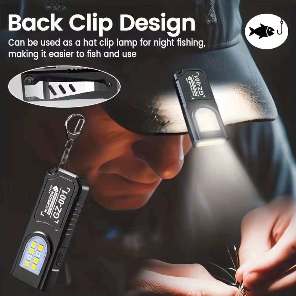 Mini COB LED Keychain Flashlig - огляд і ціна Outdoor Power Usb